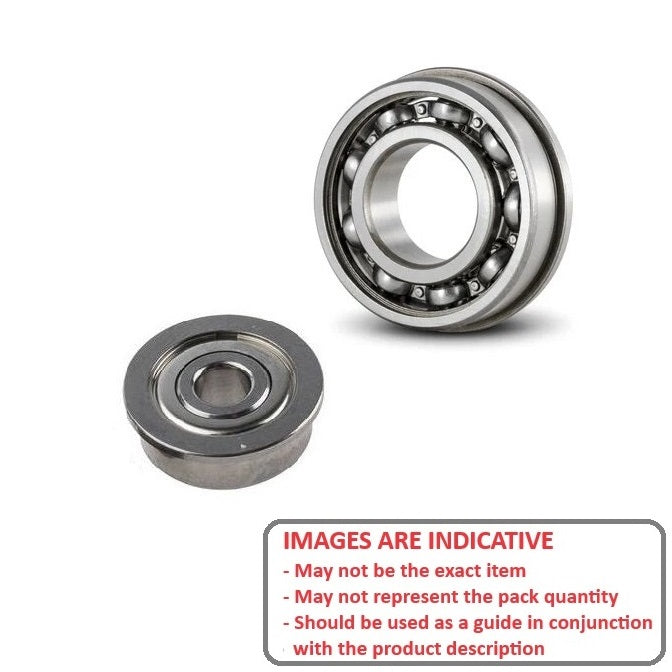1076633 | SFR1810-ZS-MC34-GR5-R-G48 (20 Pcs) --- Single Row Ball Bearings - 7.938x12.7x3.969 mm - Stainless Steel AISI 440C