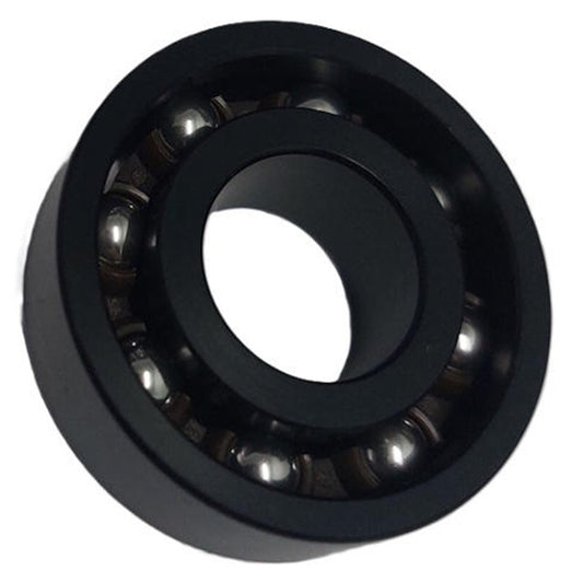 Plastic Bearings - 12x28x8 mm - Acetal Antistatic with Stainless 316 Balls Bearing