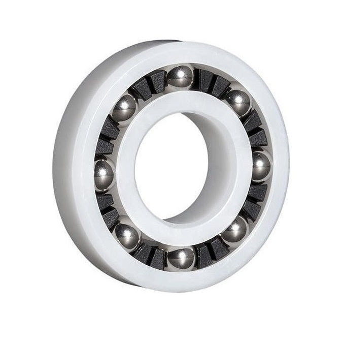 Plastic Bearings - 5x14x5 mm - Acetal Antistatic with Stainless 316 Balls