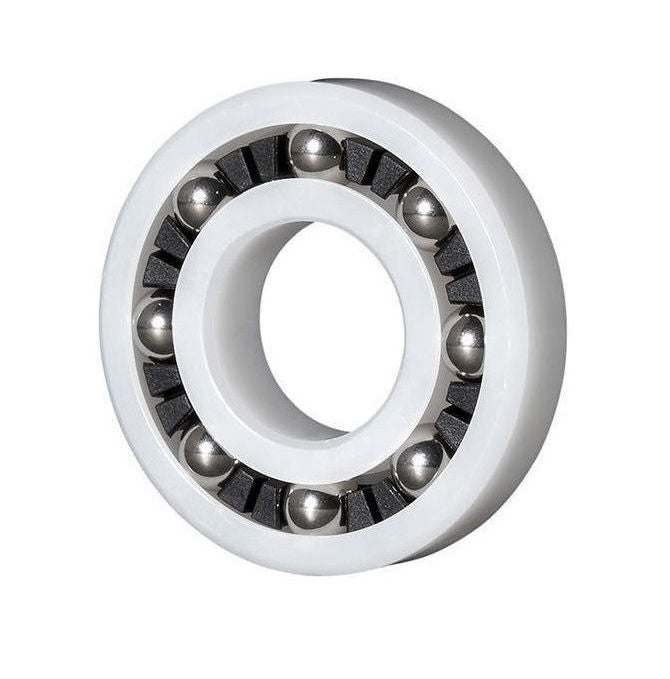 1061760 | P-605-AS6A-ECO (4 Pcs) --- Plastic Bearings - 5x14x5 mm - Acetal Antistatic with Stainless 316 Balls