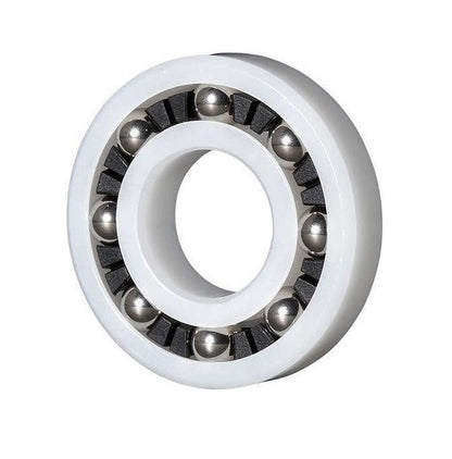 1061760 | P-605-AS6A-ECO (4 Pcs) --- Plastic Bearings - 5x14x5 mm - Acetal Antistatic with Stainless 316 Balls