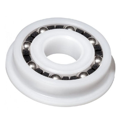 1102065 | P-FR12216-AS6 --- Plastic Bearings - 12.7x34.925x11.113 mm / 38.1 mm - Acetal with Stainless 316 Balls Bearing
