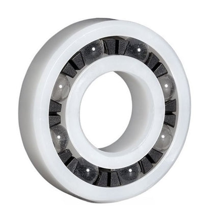Plastic Bearings - 4x16x5 mm - Acetal with Glass Balls