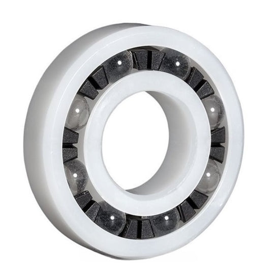 Plastic Bearings - 4x16x5 mm - Acetal with Glass Balls