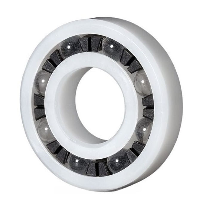 1058601 | P-R3-AGL --- Plastic Bearings - 4.763x12.7x3.969 mm - Acetal with Glass Balls