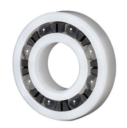 1058601 | P-R3-AGL --- Plastic Bearings - 4.763x12.7x3.969 mm - Acetal with Glass Balls