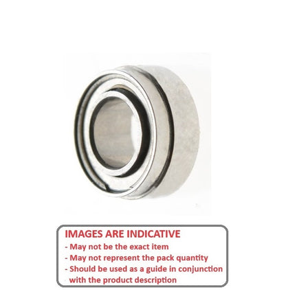 1047665 | SR144A-D105-ZS-OPT (20 Pcs) --- Dental Applications Bearings - 3.175 6.350 / 5.979 2.779 mm - Stainless Steel AISI 440C - High Speed Torlon Retainer - Dental Special Bearing