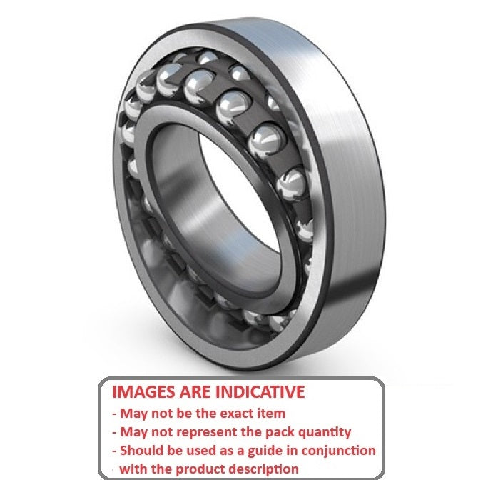 1115481 | 5203-NR --- Angular Contact Bearings - 17x40x17.5 mm Double Row Ball - Chrome Steel SAE 52100 Bearing