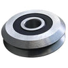 Plain Guide Wheels Dual Vee - Guide Wheel Size Reference 1 - 19.558x7.938 mm - Chrome Steel SAE 52100
