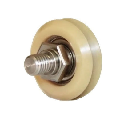1000039 | DVWS0-POL --- Studded Guide Wheels Dual Vee - Size Reference 0 - 14.8x6.35 mm - Polymer Guide Wheel