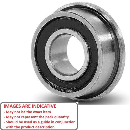 1044430 | FMR63A-2RS-MC3-M33L --- Single Row Ball Bearings - 3x6x2.5 mm - Chrome Steel SAE 52100
