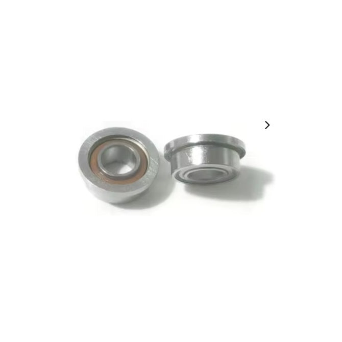 Single Row Ball Bearings - 4.763x9.525x3.175 mm Flanged - Stainless Steel AISI 440C Bearing