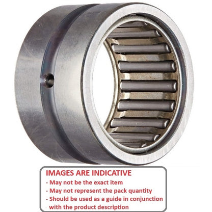1134007 | NM-0254-0381-0191-O --- Needle Roller without Inner Ring Bearings - 25.4x38.1x19.05 mm / 3250 Kgf Machined - Chrome Steel Bearing
