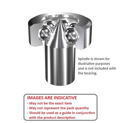 1046955 | BCF9 --- Pivot Bearings - 3.13x9x4 mm / 0.2 mm - Chrome Steel