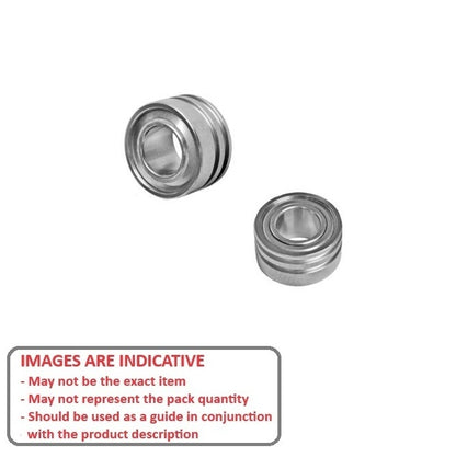 1081417 | S687J-D55-ZZS-T9H (Each) --- Dental Applications Bearings - 7x14x7.5 mm - Stainless Steel with Polyamide Cage Replacement