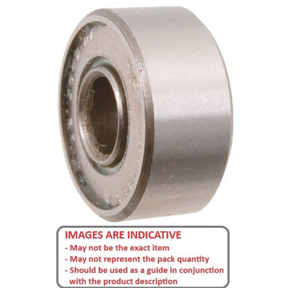 1086405 | R11812-ZZ-SG --- Single Row Ball Bearings - 9.525x28.575x9.525 mm Unflanged - Chrome Steel Bearing