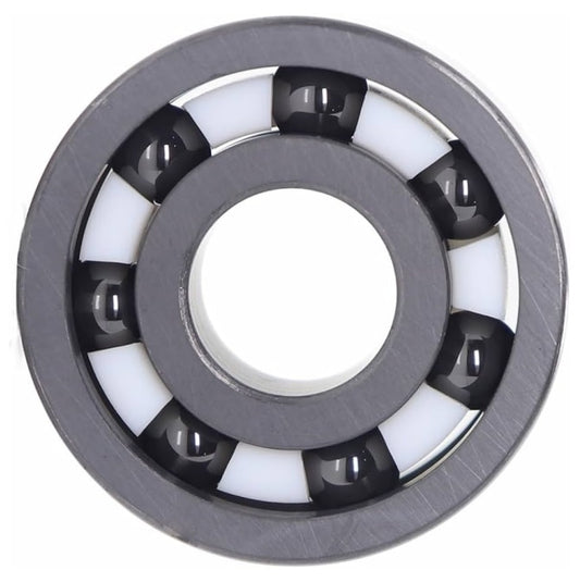 Single Row Ball Bearings - 3.175x9.525x3.969 mm - Ceramic Silicon Nitride - PEEK Cage