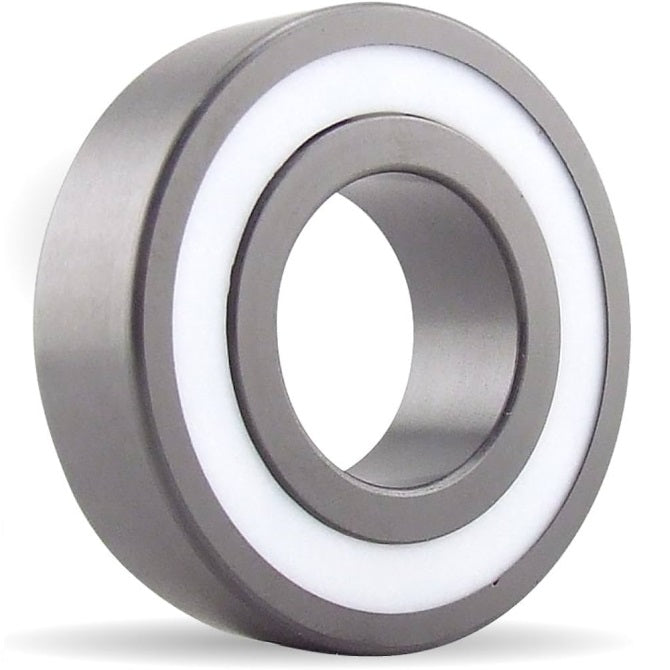 Single Row Ball Bearings - 15x28x7 mm - Ceramic Silicon Nitride - PTFE Cage - PTFE Seals