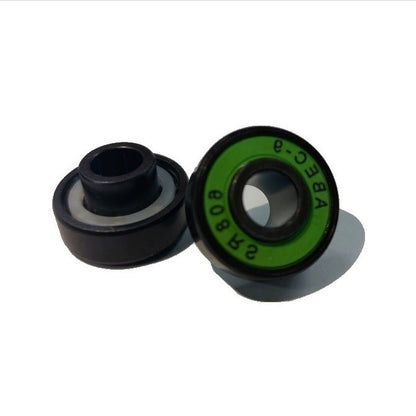 1227908 | W608-1-RG-SKATE --- Skate Board and Skating Bearings - For general skating Extended inner ring one side - Single Bearing - 8x22x7 inner width 12.5 - - Chrome Steel / Nylon Cage Bearing