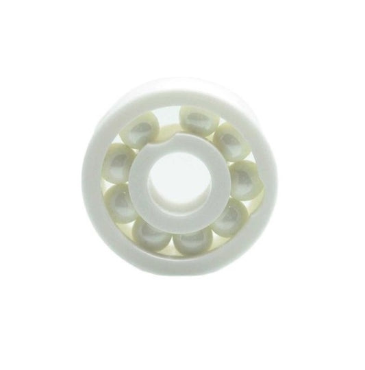 Single Row Ball Bearings - 10x30x9 mm Unflanged - Ceramic Zirconia - Full Complement Bearing