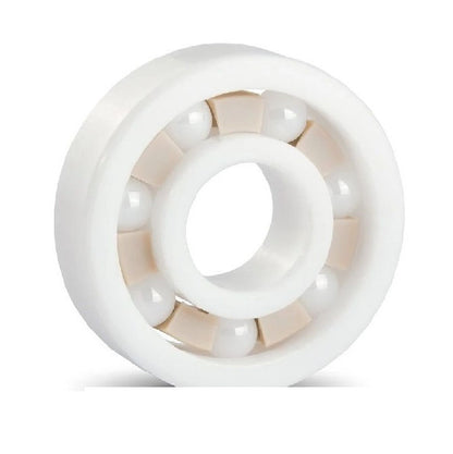 1051962 | CZR-MR74-MC34-TF-DRY (10 Pcs) --- Single Row Ball Bearings - 4x7x2 mm Unflanged - Ceramic Zirconia - PTFE Cage - ZRO2 Balls Bearing