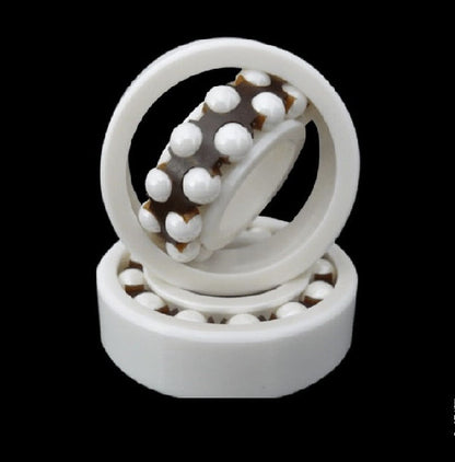 1108191 | CZR-1202-NY-DRY --- Double Row Ball Bearings - 15x35x11 mm Self Aligning - Ceramic Zirconia - Nylon Cage - No Lubricant Bearing