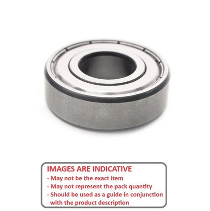 1091215 | 6900-ZZS-N-SPEC-ECO (3 Pcs) --- Single Row Ball Bearings - 10x22x6 mm with Snap Ring Groove - Chrome Steel SAE 52100 Bearing