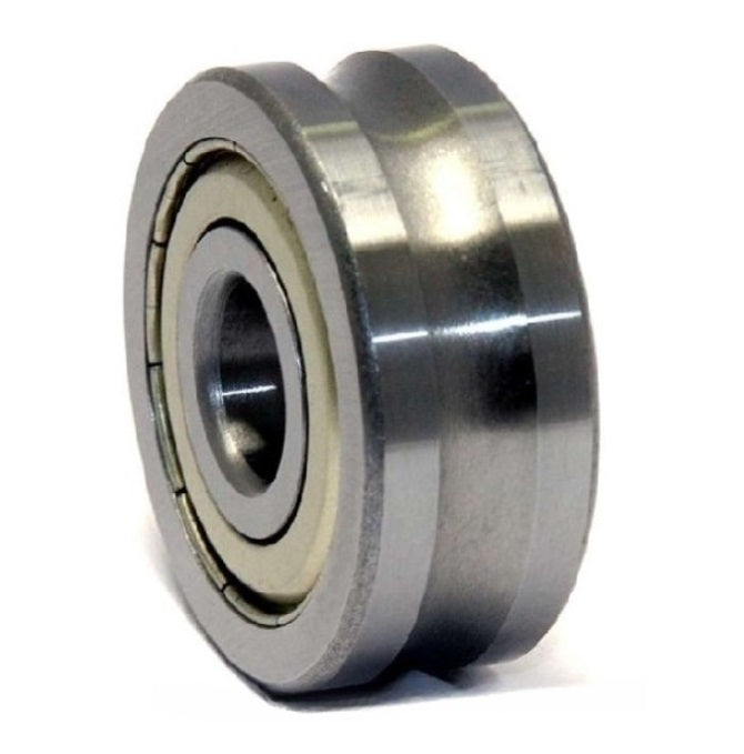 Grooved OD Bearings - 4x12x4 mm - Chrome Steel
