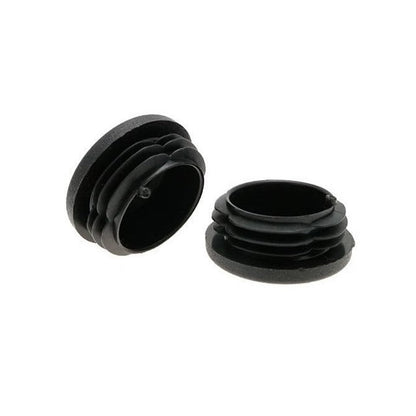 Round Bungs - 13.4 mm Black - 5/8 inch OD 16/18 Gauge Tube