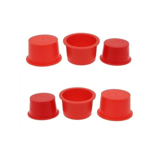 Bungs and Caps - 13.39x10.89 mm - Red