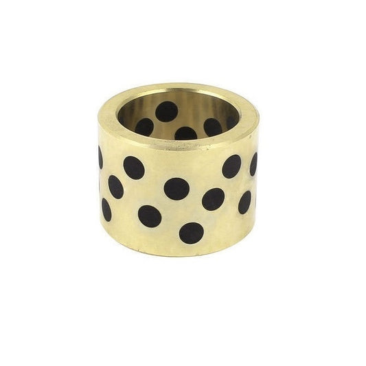 Unflanged Bushes - 6x8x15 mm - Brass with Graphite Plug