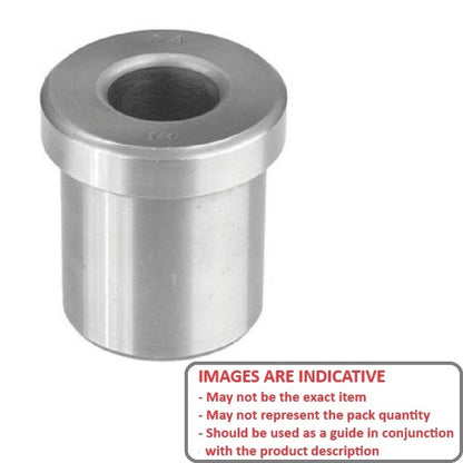 1069804 | BF0025-0064-0127-DP --- Drill Bushings - 6.35x2.489x12.7 mm Flanged - Carbon Steel Bushing