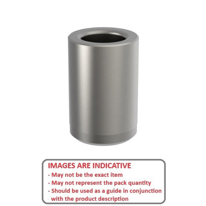 1100074 | BP0048-0127-0191-DT --- Drill Bushings - 12.7x4.763x19.05 mm Plain - Carbon Steel Bushing