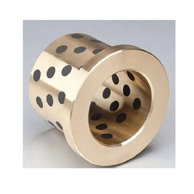 1060538 | BF0050-0070-0120-BRP --- Flanged Bushes - 5x7x12 mm Brass Graphite Plug - Brass with Graphite Plug Bush