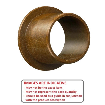 1051689 | BF0040-0055-0040-PZ (10 Pcs) --- Flanged Bushes - 4x5.5x4 mm Plastic - Iglidur Z Bush