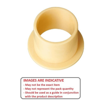 1044143 | BF0030-0045-0050-PJ (10 Pcs) --- Flanged Bushes - 3x4.5x5 mm Plastic - Iglidur J Bush