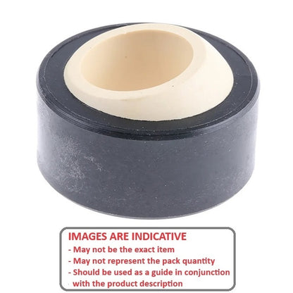 1071958 | GE-00635-01667-W300 --- Spherical Bushings - 6.35x16.67x9.53 mm - Plastic Bushing