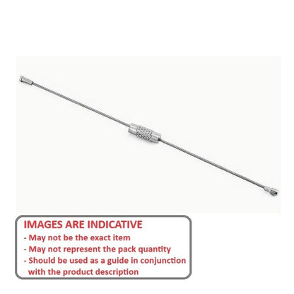 1038888 | CBLU200-0150-J --- Cable Cable and Accessories - 2x2 mm - Not Specified Miniature - Stainless Steel 303/304 Similar to A2, 18-8 HRB80