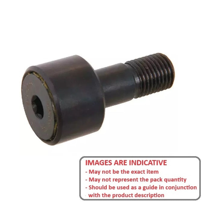 1137867 | NCF35RS --- Bronze Bushing Self Lubricating Cam Followers - 28.575x41.275 mm - 7/16-20 UNF - Steel and Bronze Cam Follower