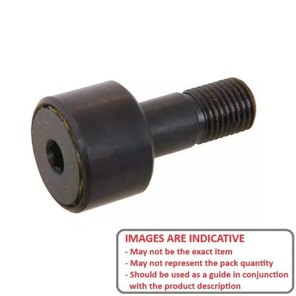 1127483 | NCF25RS --- Bronze Bushing Self Lubricating Cam Followers - 22.225x34.925 mm - 3/8-24 UNF - Steel and Bronze Cam Follower