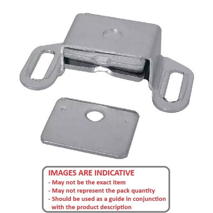 1226443 | AN-182RS --- Magnetic Screw On Catches - Catch  50.8x25.4 mm - Aluminium Catch