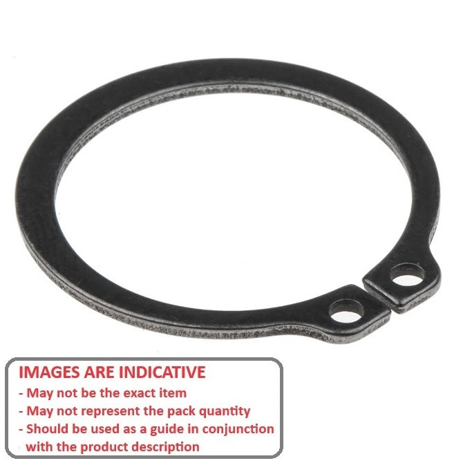1048684 | CCE-00318-C (140 Pcs) --- External Retaining Rings - 3.18x0.25x2.97 mm - Carbon Steel