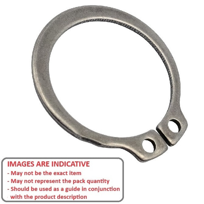 1075387 | CCE-00714-S15 (5 Pcs) --- External Retaining Rings - 7.14x0.64x6.63 mm - Stainless Steel Grade PH15-7 Mo