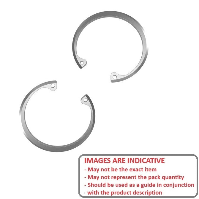 1149606 | CIB-03810-C (32 Pcs) --- Internal Retaining Rings - 38.1x1.19x40.74 mm - Carbon Steel