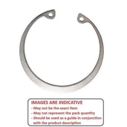 1087772 | CCI-00953-S15 (2 Pcs) --- Internal Retaining Rings - 9.53x0.64x10.08 mm - Stainless Steel Grade PH15-7 Mo