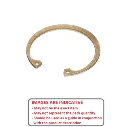 1087773 | CCI-00953-CZY (5 Pcs) --- Internal Retaining Rings - 9.53x0.64x10.08 mm - Carbon Steel Zinc Plated