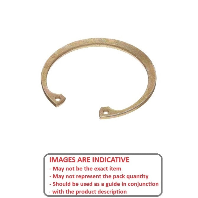 1145596 | CCI-03493-CZY (50 Pcs) --- Internal Retaining Rings - 34.93x1.27x37.11 mm - Carbon Steel Zinc Plated