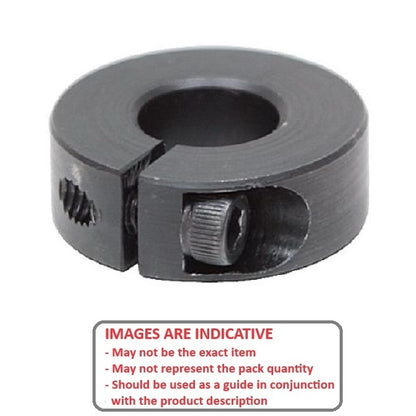 1157624 | COL-03650-057-14-1C-CS (Each) --- Shaft Collars - 36.513x57.15x14.3 mm Clamp Type - Steel, Black Oxide Coated Collar