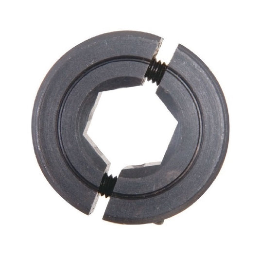 Hex Bore Collars - 19.05x47.6x12.7 mm - Steel - Mild
