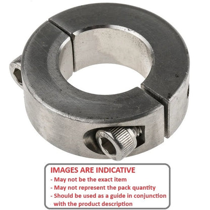 1071995 | COL-00635-016-08-2C-S4 --- Shaft Collars - 6.35x15.88x7.9 mm - Stainless Steel 304 Similar to A2, 18-8 HRB80